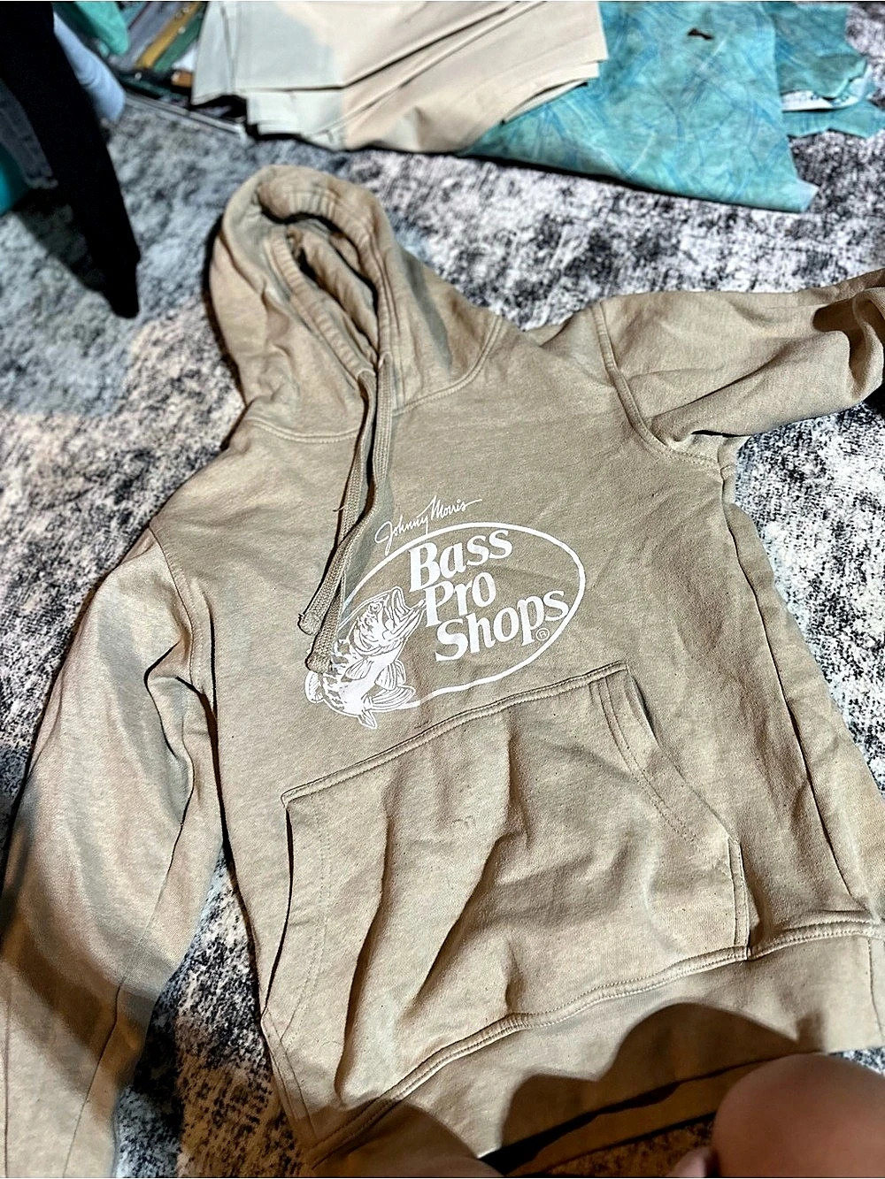Bass Pro Shops Logo Hoodie Brown XS